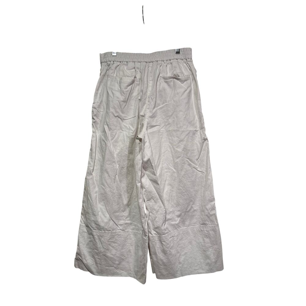 Banana Republic White Wide-Leg Cropped Pants S - Picture 8 of 8